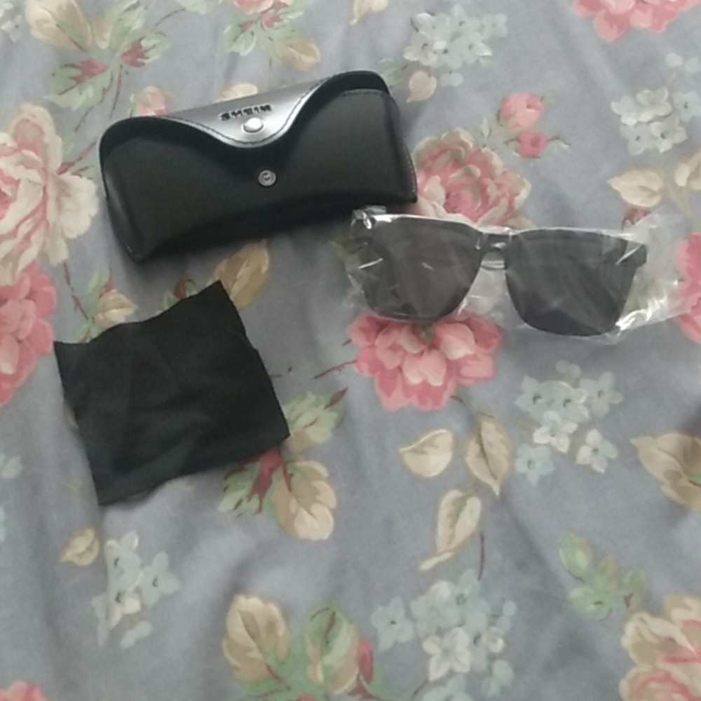 Men's black sunglasses